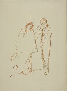 In the Cloakroom by Jean Louis Forain