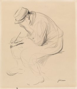 Le Poilu (French Soldier Writing Home) by Jean Louis Forain
