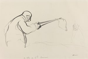 M. Clemenceau. The Letter of Count Czernin by Jean Louis Forain