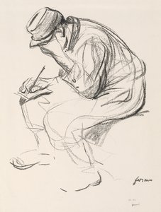 Prisoner of War Writing a Letter by Jean Louis Forain