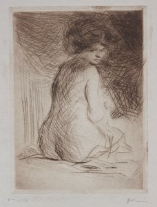 Seated Nude Woman from the Back