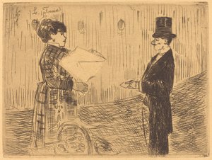 The Bouquet by Jean Louis Forain