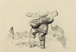 The Empire Destroys, The Republic Pays by Jean Louis Forain