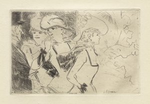The Folies-Bergère, c. 1880-86 by Jean Louis Forain