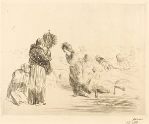 The Miracle before the Blessed Sacrament (fourth plate)