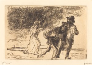 The Road to Emmaus (first plate)