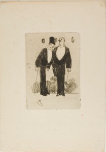 The Two Dandies by Jean Louis Forain