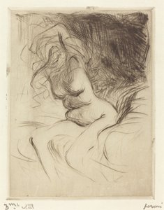 Woman Taking Off Her Chemise