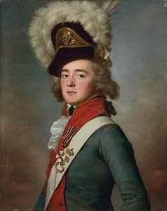 Portrait of Brigadier Valerian Aleksandrovich Zubov by Jean Louis Voille