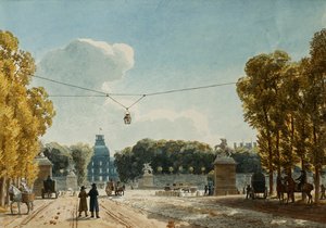 A View of the Tuileries from the Champs-Elysees