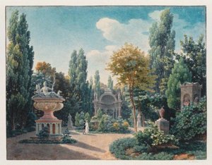 Monument of Diane de Poitiers in the Jardin du Cloître des Petits-Augustins, 1815