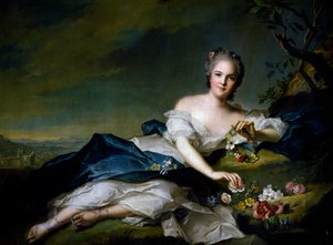 Portrait of Henrietta Maria of France by Jean Marc Nattier