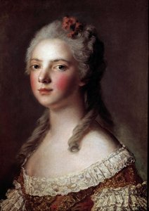 Portrait of Marie Adelaide of France called Madame Adelaide, daughter of Louis XV