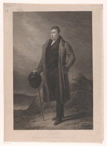Portrait of Gilbert du Motier, Marquis de Lafayette by Jean Marie Leroux