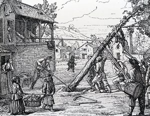 The planting of the Maypole