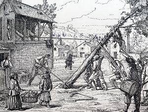 The planting of the Maypole