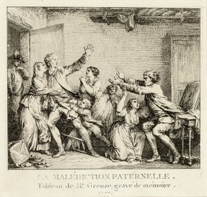 Paternal Curse by Jean Michel Moreau