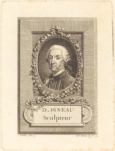 D. Pineau, Sculptor by Jean Michel Moreau after Pierre Paul Merelle