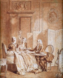 The Declaration of Pregnancy by Jean Michel the Younger Moreau