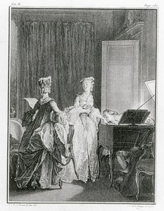 The Harpsichord, Illustration from 