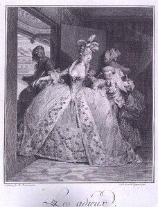 The Farewell by Jean Michel the Younger (after) Moreau