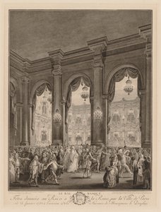 The Masked Ball by Jean Michel the Younger Moreau