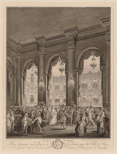 The Masked Ball by Jean Michel the Younger Moreau