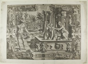 Diana and Actaeon (the Metamorphosis of Actaeon) by Jean Mignon