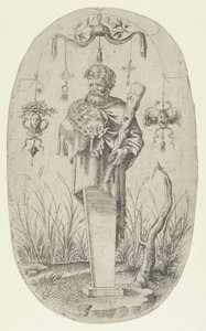 Hercules With His Club by Jean Mignon
