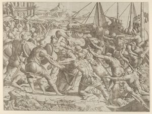 The Abduction of Helen, 1535-55 by Jean Mignon