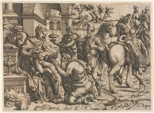 The Adoration of the Magi by Jean Mignon