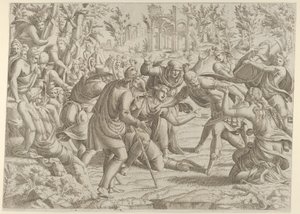 The Treacherous Sinon Brought into the Trajan