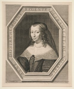 Anne of Austria (1601-1666) by Jean Morin