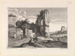 The Old Woman Sitting by Jean Morin