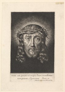 The Holy Face Crowned with Thorns, Small Format by Jean Morin
