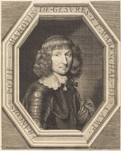 Francois Potier, Marquis de Gevres by Jean Morin after Philippe de Champaigne