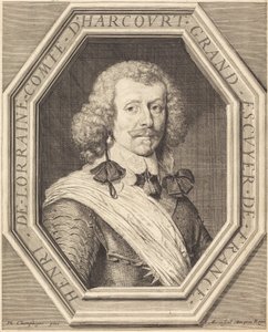 Henri de Lorraine, Count of Harcourt by Jean Morin after Philippe de Champaigne
