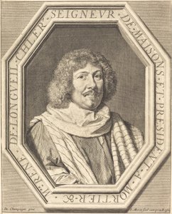 Rene de Longueil, Marquis de Maisons by Jean Morin after Philippe de Champaigne