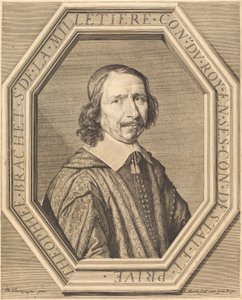 Theophile Brachet de la Milletiere by Jean Morin after Philippe de Champaigne