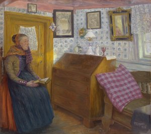 Farmhouse Interior on Sunday, 1895