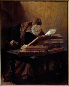 The Old Scientist or The Alchemist by Jean Paul Laurens