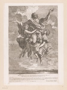 Paul Carried to Heaven by Angels by Jean Pesne