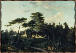 The Cedar of Lebanon, at the Jardin des Plantes, circa 1800