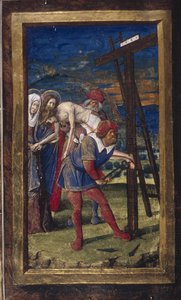 The Descent from the Cross from Lettres bâtardes, ca 1490-1510