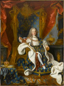 Portrait of Louis XV, king of France, at the age of 9