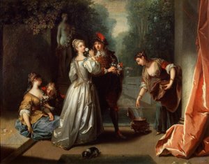 Smell from the series The Five Senses, late 1720s or early 1730s