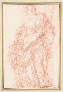 Allegory of Justice with Sword and Scales