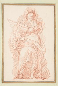 Standing Female Figure Pointing