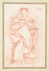 Standing Woman in Nun