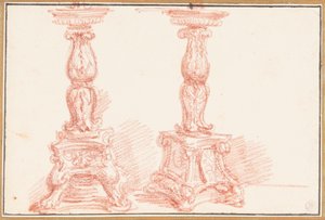 Study of Candelabras by Jean Robert Ango